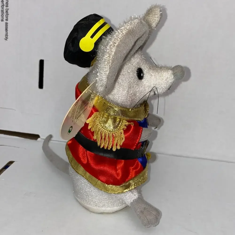 Vintage Gemmy Christmas Toy Soldier Singing and Dancing Mouse